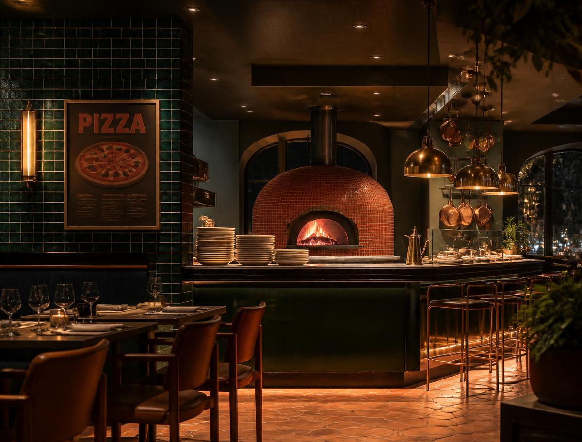 Salle de la pizzeria Vite et Bien à Saint-Maurice