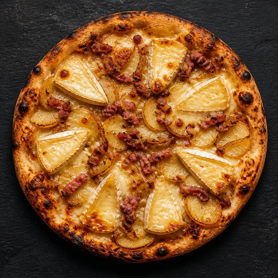 Pizza Pizza La Tartiflette — Crème fraîche, Mozzarella, Lardons